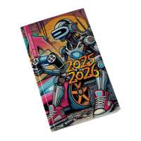 Reálszisztéma Diáknaptár 2025/2026 heti beosztású naptár, graffiti