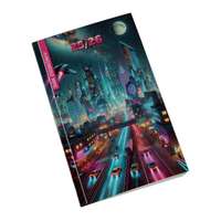 Reálszisztéma Diáknaptár 2025/2026 heti beosztású naptár, cyberpunk