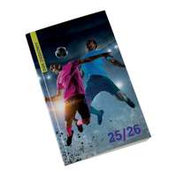 Reálszisztéma Diáknaptár 2025/2026 heti beosztású naptár, foci