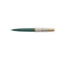 ICO Zrt. Parker Royal 51 PREMIUM Golyóstoll, Arany klipsz 2169076 FOREST GREEN