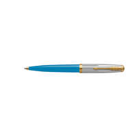 ICO Zrt. Parker Royal 51 PREMIUM Golyóstoll, Arany klipsz 2169080 TURQUOISE