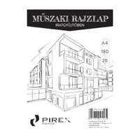ICO Zrt. Műszaki Rajzlap A/4, 180gr, 20lap PRX10006