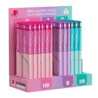 ICO Zrt. ICO Süni Grafitceruza háromszögletű LIGHT PASTEL (rózsaszín, lila, mentazöld) HB, B, 2B EDP184