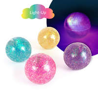 Trendhaus GmbH Trendhaus világító labda, csillogó konfettivel, 4 féle szín