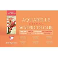Clairefontaine CLF aquarelltömb (10x15 cm, 300 g/m2, 25 lap) etival/ vízfestékhez