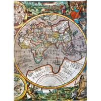 Leykam Alpina (BSB) BSB notesz (A5, vonalas) Antique map of the world (4)