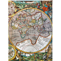 Leykam Alpina D.O.O (MAPED) FTNB336 BSB Notesz (A5, vonalas) Antique map of the world (5)