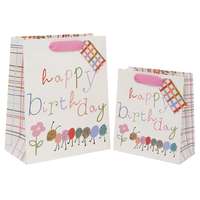 BSB Glick ajándéktasak (26x31,5x13,5 cm) Happy Birthday, caterpillar, kids (4)