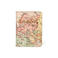 Legami S.p.A. Legami útlevél és kártyatartó (14x10,5x1 cm) térképes TRAVEL