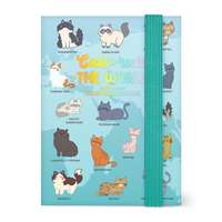 Legami S.p.A. AG2612108 Legami határidőnapló, mini (8x11 cm), heti, cicás, 2026