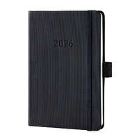 Sigel GmbH Sigel Conceptum határidőnapló, 2026, 10,8x15 cm heti, fekete