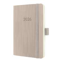 Sigel GmbH Sigel Conceptum határidőnapló, 2026, 9,3x14 cm heti, taupe, puhafedelű