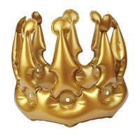 Legami Srl Legami felfújható korona, arany színű (20x16 cm) Party Prince PARTY