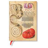 Kes Papír-Kes Trade Kft. Paperblanks butikkönyv, midi, vonalas, Lily & Tomato Mira Botanica Flexis
