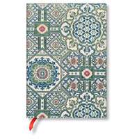Kes Papír-Kes Trade Kft. Paperblanks butikkönyv, Midi, sima Softcover Flexis, Sacred Tibetan Textiles