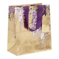 Leykam Alpina (BSB) BSB Glick ajándéktasak (20x22,5x10cm) arany, lila akác, Gilded Wisteria (5)