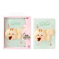 Traders notesz squishy-vel, A6, 96 mintás lap, mókus, iigen