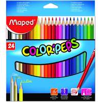 Leykam Alpina D.O.O (MAPED) Maped színes ceruza 24 db, color peps, háromszögletű