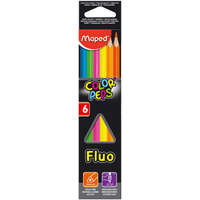 Eurocom d.o.o Maped színes ceruza 6 db, color peps, fluo