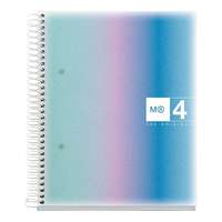 Miquelrius spirálfüzet, A5, 120 lap, négyzethálós, színregiszteres, Santorini