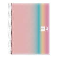 Miquelrius spirálfüzet, A4, 120 lap, vonalas, színregiszteres, West Bay