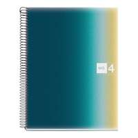 Miquelrius spirálfüzet, A4, 120 lap, vonalas, színregiszteres, Iceland