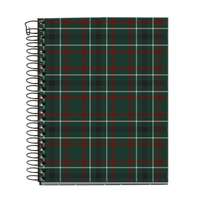 APLI Paper S.A.U. Miquelrius spirálfüzet, A6, 100 lap, sima, színregiszteres, keményfedeles Highland-virágos