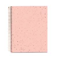 Miquelrius spirálfüzet, A5, 120 lap, vonalas, színregiszteres, keményfedelű, Rose