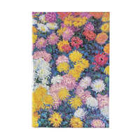 Kes Papír-Kes Trade Kft. Paperblanks butikkönyv, Midi, vonalas Monets Chrysanthemums