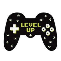 PartyDeco szalvéta, 2-rétegű, 12db, gamer, kontroller formájú, fekete