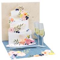 Die Werkstatt GmbH Popshots képeslap, mini, esküvői torta, Fondant Wedding Cake (3)