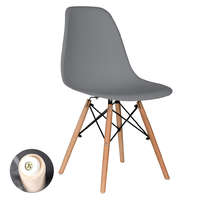 Garden line 4 db Modern szék fa lábakkal - szürke