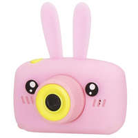springos Gyerekkamera, digitális full HD kamera 8 GB-os kártyával, rózsaszín