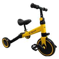R-SPORT Multifunkcionális sárga gyermek tricikli, futóbicikli 4in1