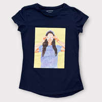 Egyéb Sötétkék lány mintás felső