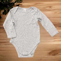 Baby Club Szívecskés v. szürke body