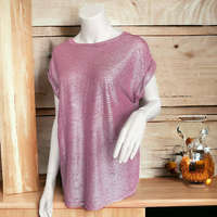 TopShop Rózsaszín, csillogó felső