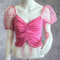 New Look Rózsaszín, pöttyös felső