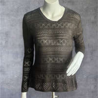 Egyéb S. barna kötött felső