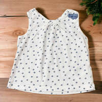 H&M Kék pöttyös felső