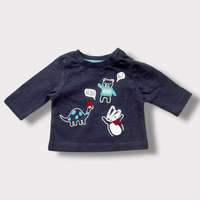 Nutmeg S.szürke állatos felső