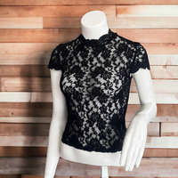 Egyéb Fekete csipke felső