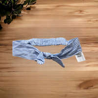 C&A Kék csíkos, masnis fejpánt