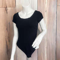 River Island Rövid ujjú, fekete body