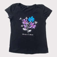 Egyéb Fekete, virágos felső