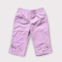 Egyéb Rózsaszín, virágos kord nadrág