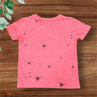 Primark Festék mintás, pink felső 6-7év