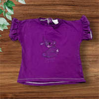 H&M Lila Bambi nyuszis felső 2-3év