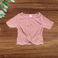 Shein Rózsaszín csavart felső