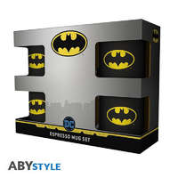 ABYSSE CORP S.A.S DC COMICS - 4 db-espresso bögre készlet - Batman ikon